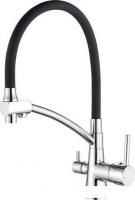 Смеситель Ledeme L4855-2 (хром/черный)