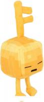 Классическая игрушка Minecraft Dungeons Mini Crafter Gold Sleeping Key Golem