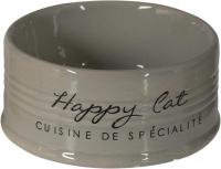 Миска Duvo Plus Bowl Stone Happy Cat (серый)