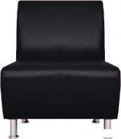 Интерьерное кресло Brioli Руди (экокожа, L22 черный)