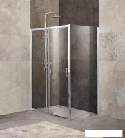 Душевой уголок BelBagno UNIQUE-AH-1-100/115-90-C-Cr (прозрачное стекло)