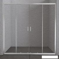 Душевая дверь BelBagno UNIQUE-BF-2-150/180-C-Cr (прозрачное стекло)