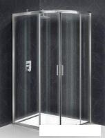 Душевой уголок BelBagno UNO-195-RH-2-120/80-C-Cr (прозрачное стекло)