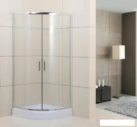 Душевой уголок BelBagno UNO-195-R-2-100-C-Cr (прозрачное стекло)