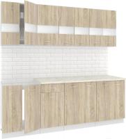 Кухня Кортекс-мебель Корнелия Экстра 2.2м (дуб сонома/марсель)