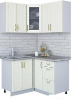 Угловая кухня Интерлиния Мила Крафт 1.2x1.3 (дуб снежный)