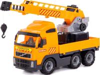 Полесье Volvo Автомобиль-кран с поворотной платформой 8824