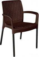 Стул Sheffilton SHT-S68 (коричневый/черный муар)