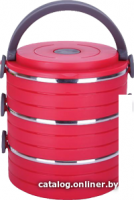 Термос для еды BEKKER BK-4387 1.8л (красный)