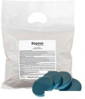 Kapous Горячий воск синий с Азуленом в дисках, 1000 г