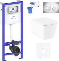 Унитаз Lavinia Boho Relfix Aveo Rimless 7 в 1 87040126 (хром пластик)