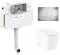 Унитаз Lavinia Boho Relfix Aveo Rimless 4 в 1 77060254 (хром пластик)