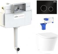 Унитаз Lavinia Boho Relfix Biore 5 в 1 87060236 (черный пластик)