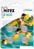 Батарейки Mirex CR1632 4 шт 23702-CR1632-E4
