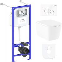 Унитаз Lavinia Boho Relfix Aveo Rimless 6 в 1 77050215 (белое стекло)