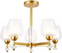 Подвесная люстра Ambrella light Traditional TR3154/5 GD/CL
