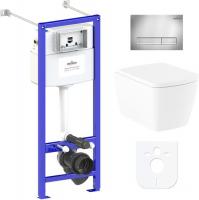 Унитаз Lavinia Boho Relfix Aveo Rimless 6 в 1 77050206 (хром пластик)