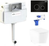 Унитаз Lavinia Boho Relfix Aveo Rimless 5 в 1 87060260 (черный пластик)