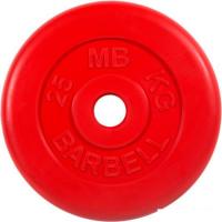 Диск MB Barbell Стандарт 51 мм (1x25 кг, красный)