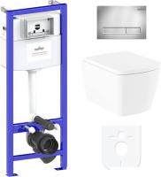 Унитаз Lavinia Boho Relfix Aveo Rimless 6 в 1 77040122 (хром пластик)