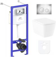 Унитаз Lavinia Boho Relfix Aveo Rimless 6 в 1 77050210 (хром пластик)