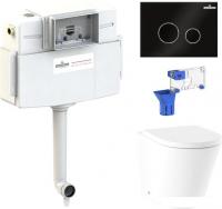 Унитаз Lavinia Boho Relfix Biore 5 в 1 87060240 (черное стекло)