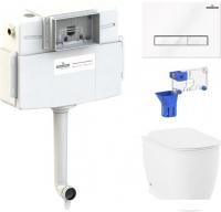 Унитаз Lavinia Boho Relfix Bell Pro 5 в 1 87060213 (белое стекло)