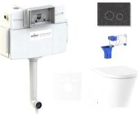 Унитаз Lavinia Boho Relfix Biore 5 в 1 87551049 (greek black искусств. камень)