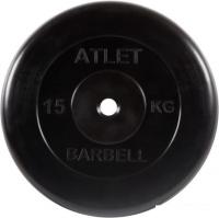 Диск MB Barbell Атлет 31 мм (1x15 кг)