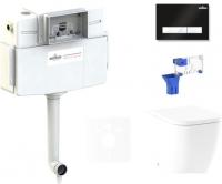 Унитаз Lavinia Boho Relfix One 5 в 1 87551021 (черный/белый пластик)