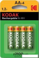Аккумуляторы Kodak HR6-4BL 2100mAh Ni-MH Pre-Charged KAARPC-4BL