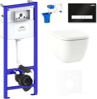 Унитаз Lavinia Boho Relfix One 7 в 1 75110055 (черный/белый пластик)