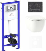 Унитаз Lavinia Boho Relfix One 6 в 1 75110048 (greek black иск. камень)