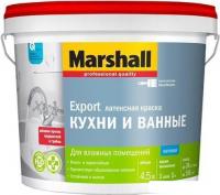 Краска Marshall Export Кухни и ванные 4.5 л BW (матовый белый)