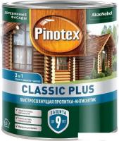 Антисептик Pinotex Classic Plus 3 в 1 0.9 л (красное дерево)