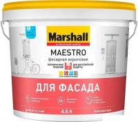 Краска Marshall Maestro Фасадная BW 4.5 л (глубокоматовый белый)