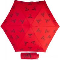 Зонт Moschino 8560-SuperminiA Logo Allover Red