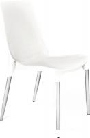 Стул Sheffilton SHT-S75-1 (белый/хром лак)