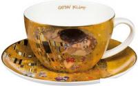 Чашка с блюдцем Goebel Porzellan Artis Orbis/Gustav Klimt Поцелуй 66-532-01-1