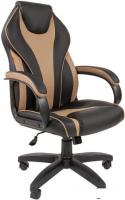 Кресло CHAIRMAN 299 (черный/бежевый)