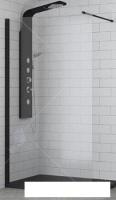 Душевая стенка RGW WA-010B 80 (черный/прозрачное стекло)
