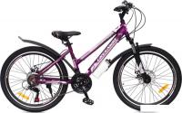 Велосипед Greenway Colibri-H 24 р.14 2021 (фиолетовый/розовый)