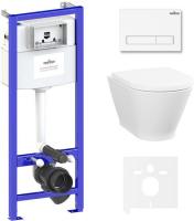 Унитаз Lavinia Boho Relfix Elegant Rimless 6 в 1 87561059 (белый пластик)