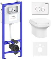 Унитаз Lavinia Boho Relfix Grance Hill Rimless 6 в 1 87561011 (белое стекло)