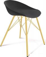 Стул Sheffilton SHT-ST19/S37 (черный/золото)