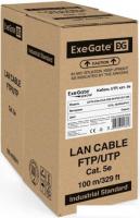 Кабель ExeGate Special UTP4-C5e-CCA-S26-IN-PVC-GY-100 UTP