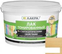 Лак Лакра ВД тонированный 2.5 кг (дуб)