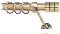 Карнизы для штор Lm Decor Цилиндр (антик, гладкая, 2м 25мм, 1 ряд)