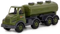 Игрушечный транспорт Полесье Муромец автомобиль военный с полуприцепом-цистерной РБ 49117