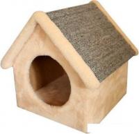 Домик Cat House Будка 38 (бежевый)
